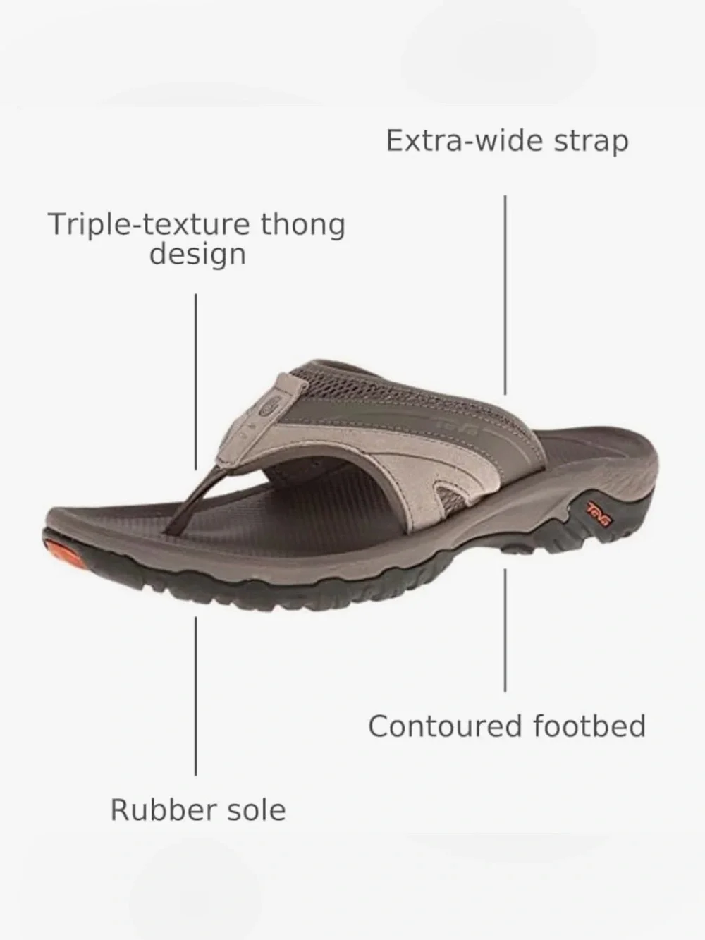 •Teva Sz 12 Pajaro Brown Suede Thong Sandals! EUC!
